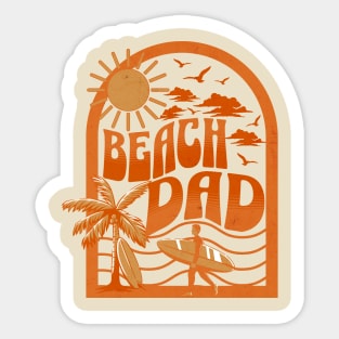 Beach Dad Sticker